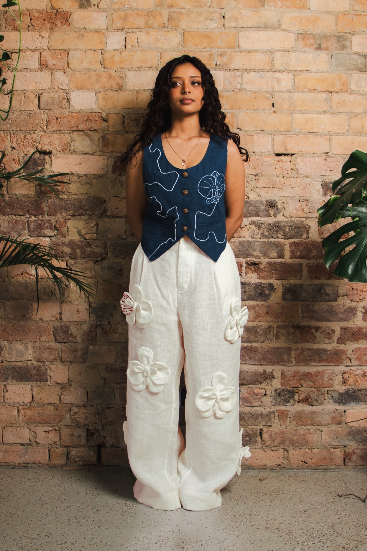 Cattleya Pleated Trouser